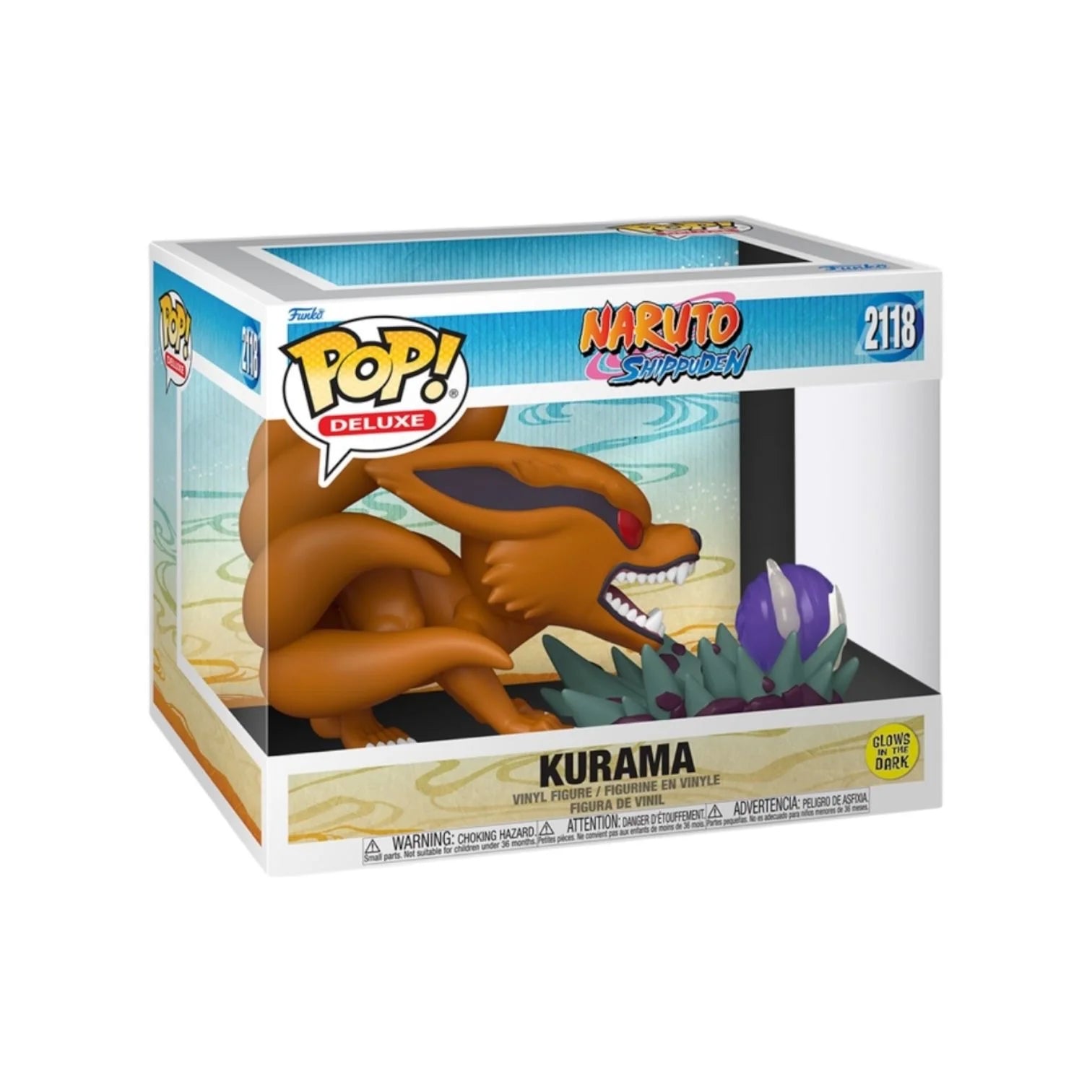 Kurama (glow in the dark) #2118 Funko Pop Deluxe - Naruto Shippuden - PREORDER