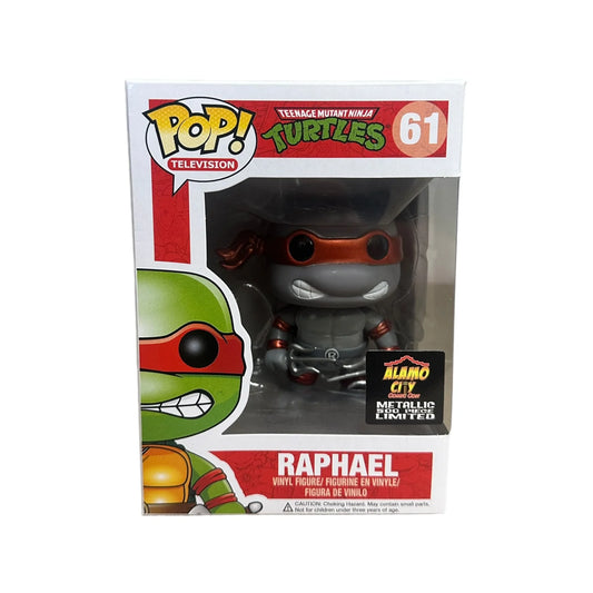 Raphael #61 (Grayscale Metallic) Funko Pop! - Teenage Mutant Ninja Turtle - ACCC 2013 Exclusive LE500 Pcs - Condition 9\\/10