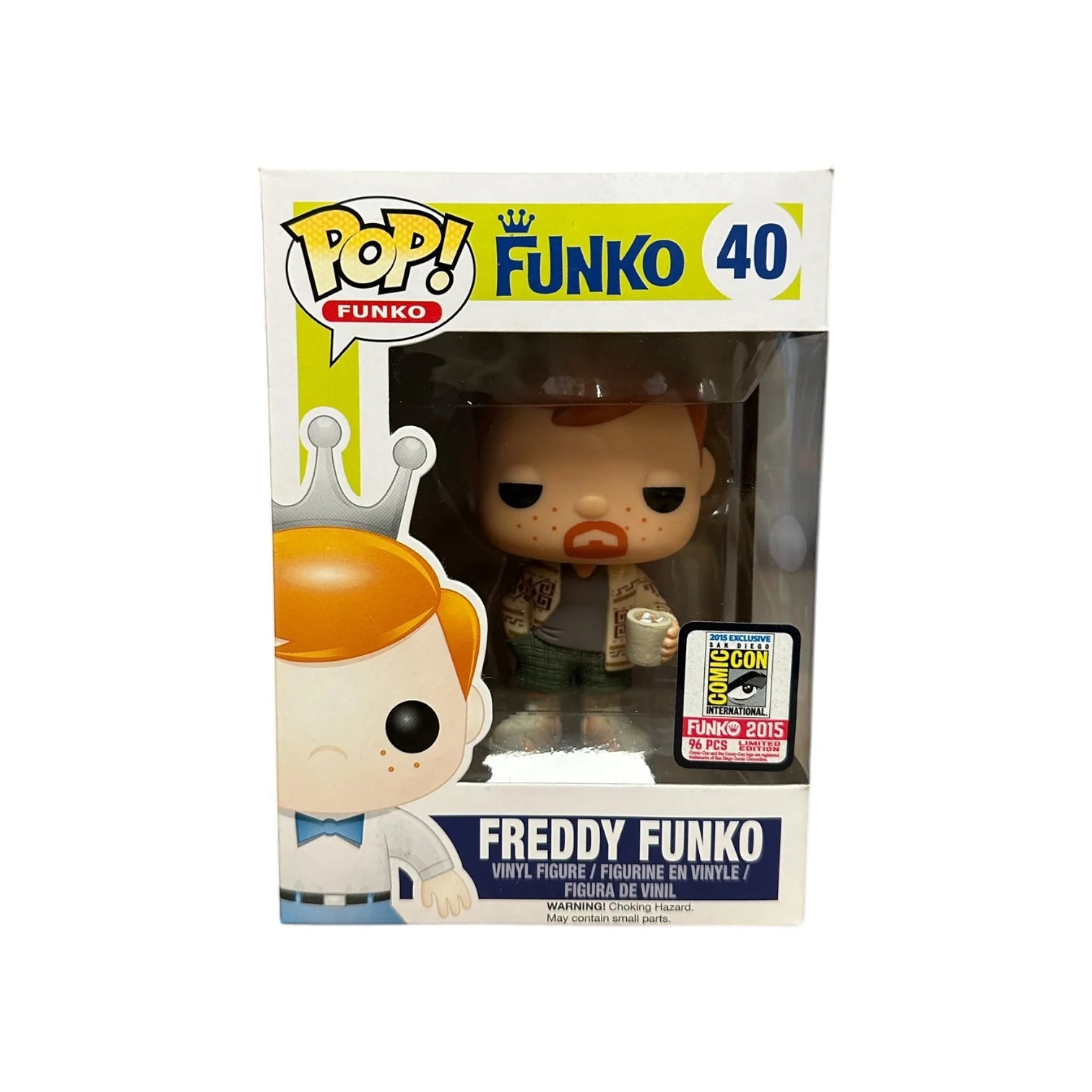 Freddy Funko as The Dude #40 Funko Pop! - SDCC 2015 Exclusive LE96 Pcs - Condition 7.5\/10