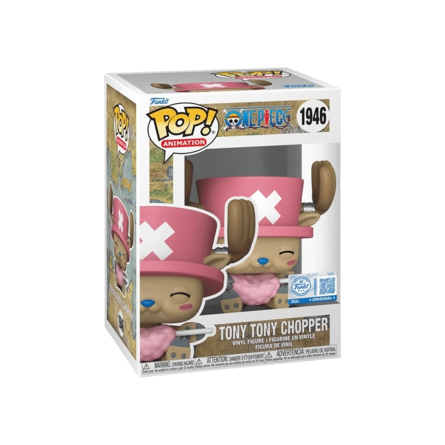 Tony Tony Chopper #1946 (w\/ Cotton Candy) Funko Pop! - One Piece - Funko Exclusive