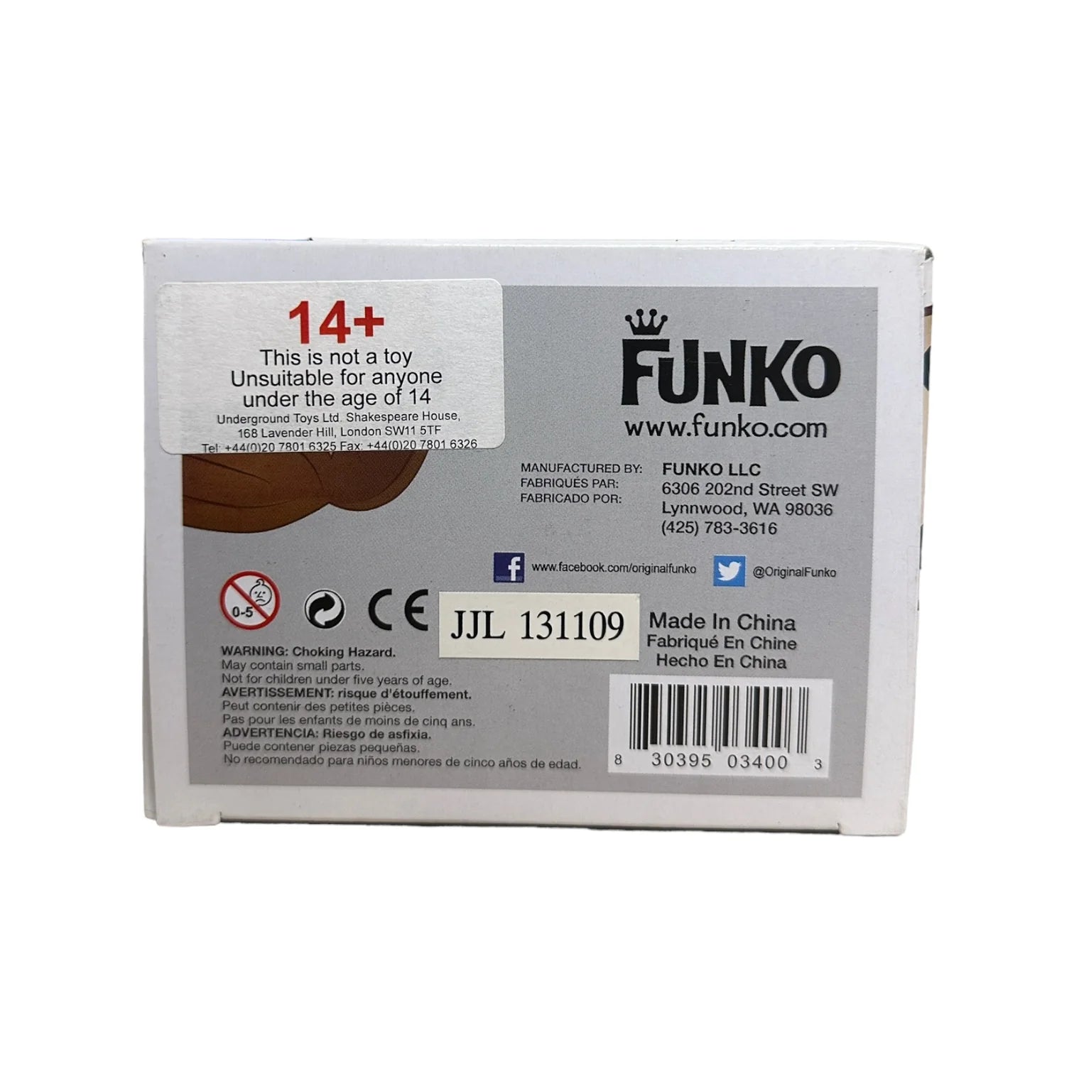 Marty McFly #61 (Error) Funko Pop! - Back To The Future - 2013 Pop! - Condition 7.5\/10