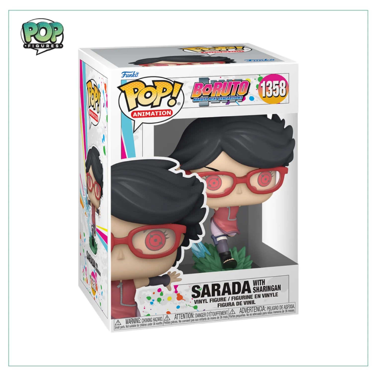 Sarada W\/ Sharingan #1358 Funko Pop! Boruto Naruto Next Generation