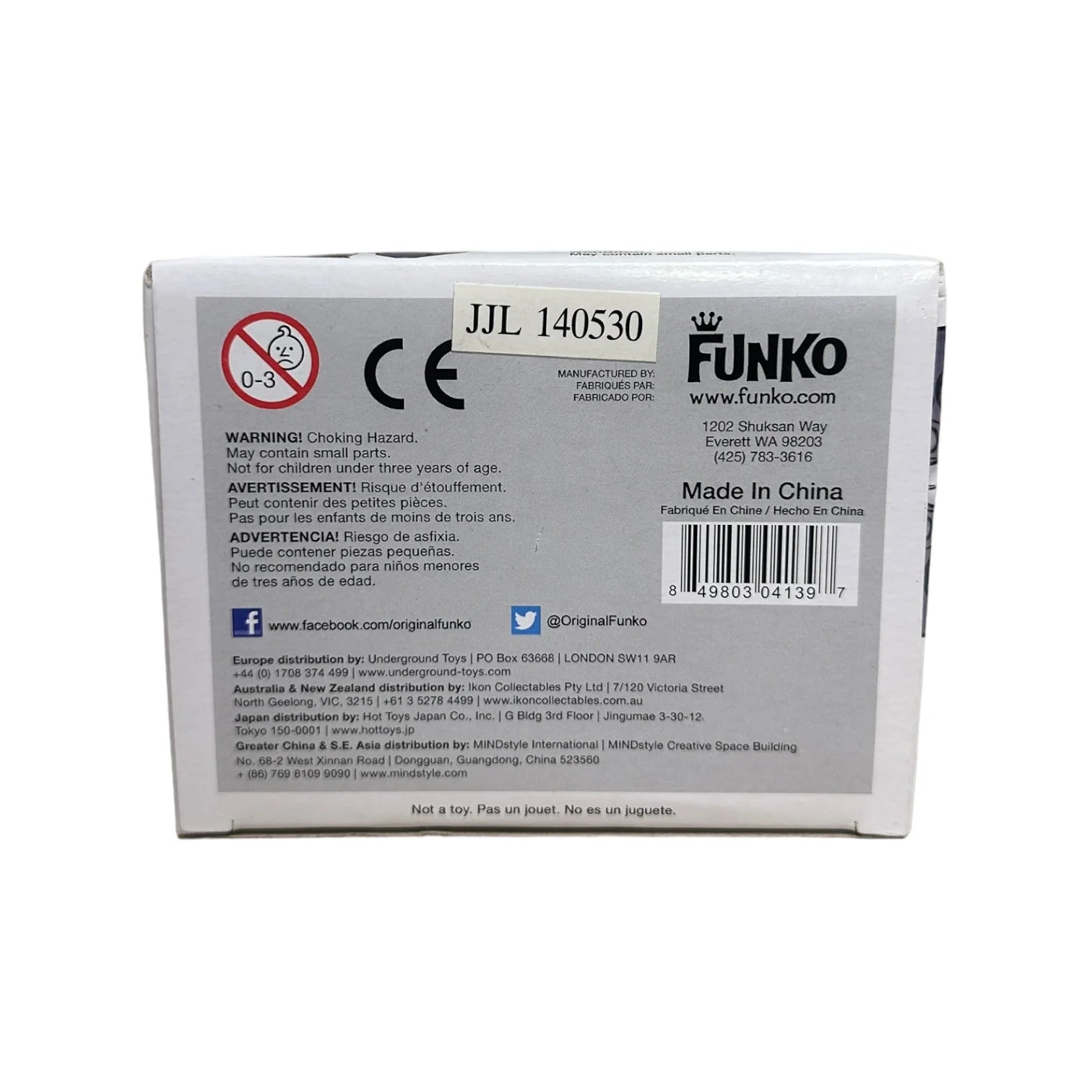 Rocksteady #143 Funko Pop! - Teenage Mutant Ninja Turtles - 2014 Pop! - Condition 6.5\\/10