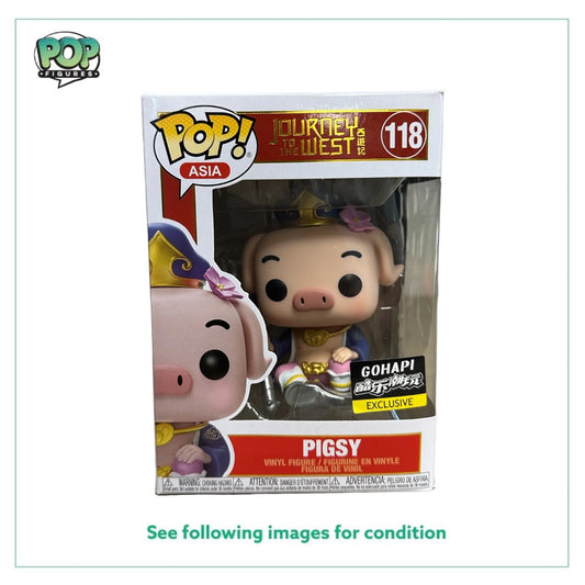 Pigsy #118 Funko Pop! - Journey to the West - Gohapi Exclusive - Condition 8.5\/10