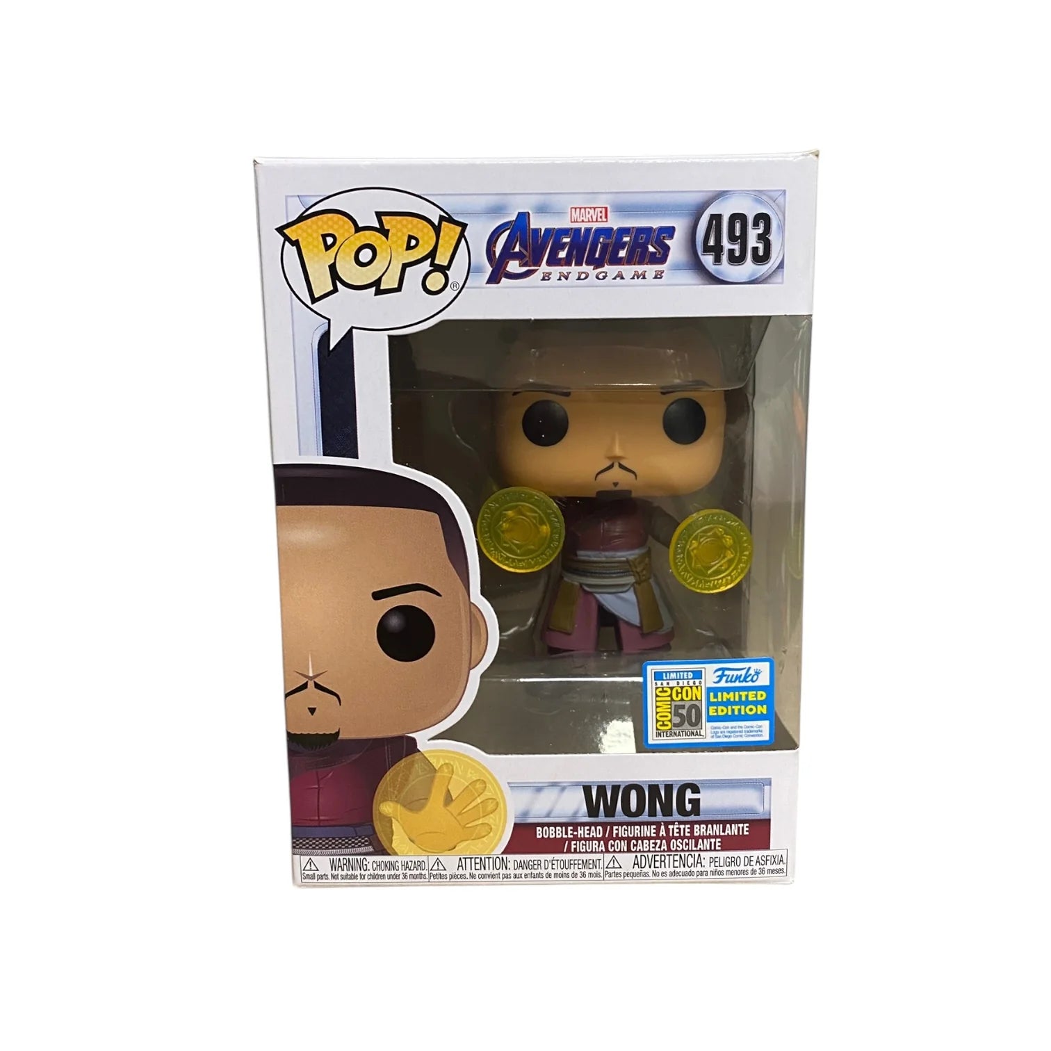 Wong #493 Funko Pop! - Avengers Endgame - SDCC 2019 Official Convention Exclusive