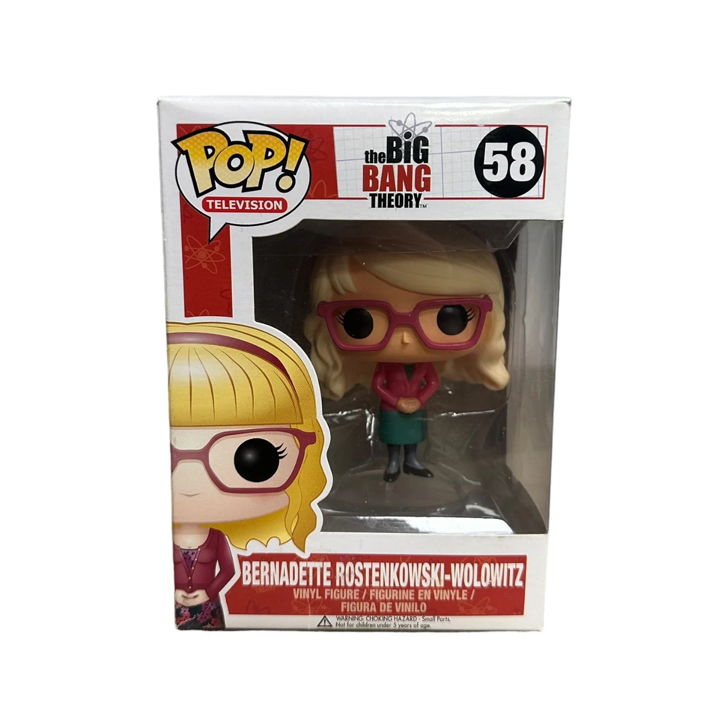 Bernadette Rostenkowski-Wolowitz #58 Funko Pop! - The Big Bang Theory - 2013 Pop! - Condition 7.5\\/10