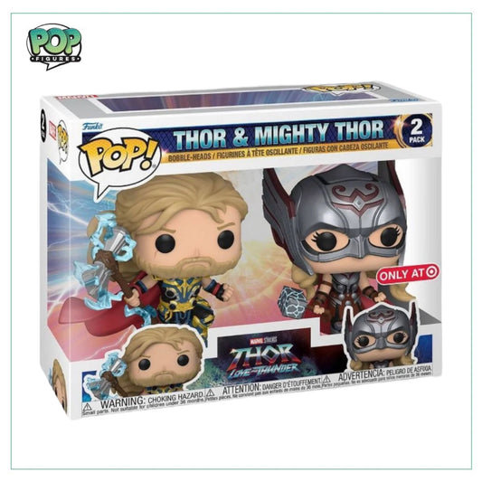 Thor \u0026 Mighty Thor Funko Pop! 2 Pack Thor: Love \u0026 Thunder - Target Exclusive