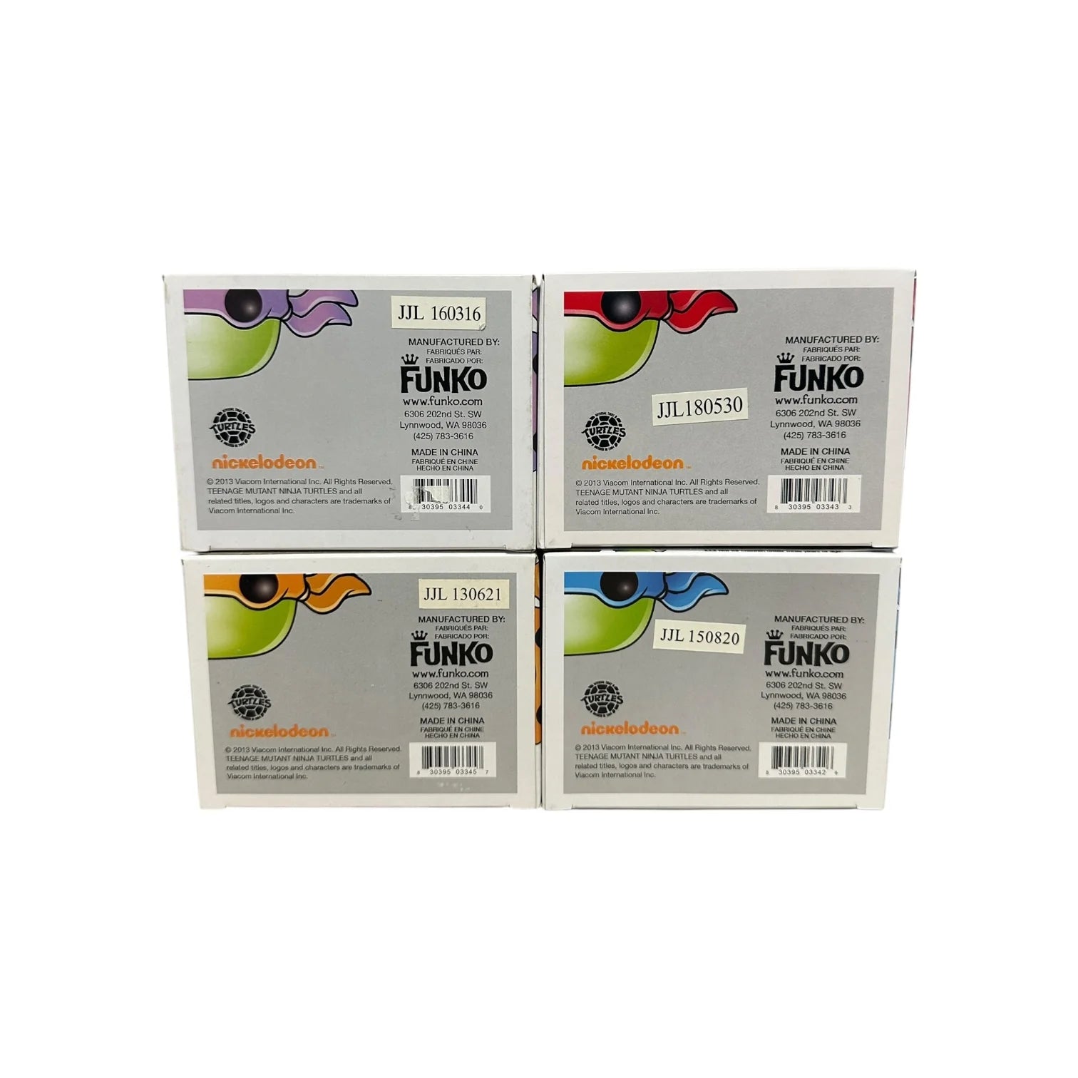 Teenage Mutant Ninja Turtles #60, #61, #62, #63 Funko Pop! Bundle - Condition Varied