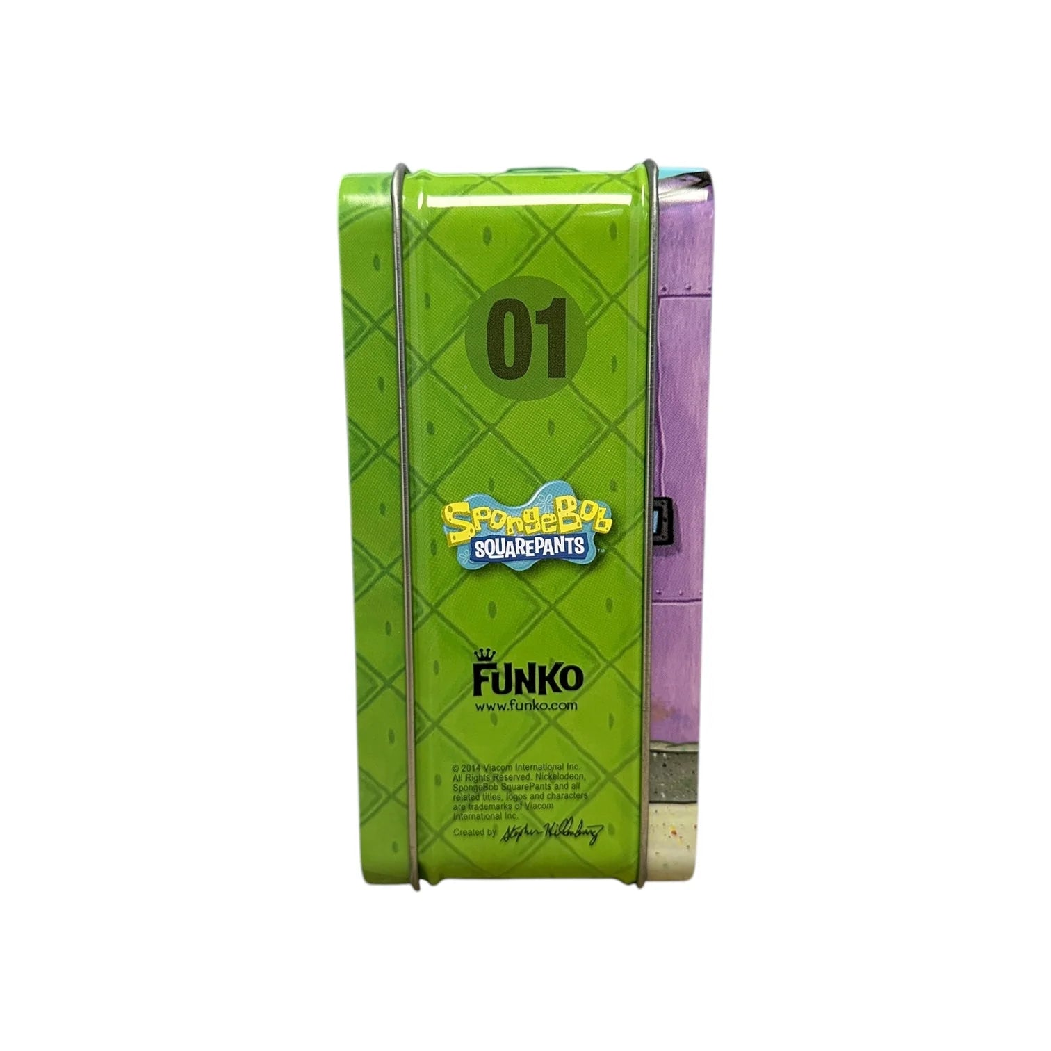 SpongeBob Leonardo and Plankton Shredder #01 Funko Pop Lunchbox Tin! - SpongeBob SquarePants x Teenage Mutant Ninja Turtles - SDCC 2014 Exclusive LE1000 Pcs - Condition 8.5\\/10