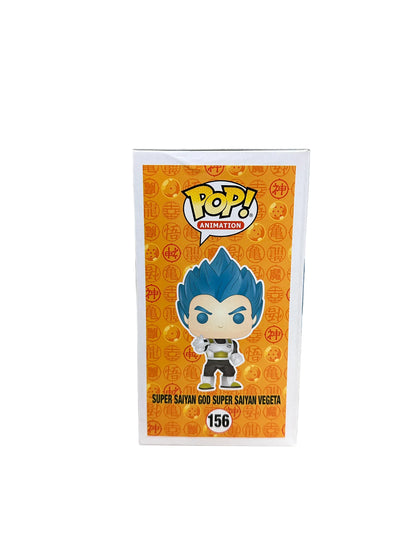 Super Saiyan God Super Saiyan Vegeta #156 (Metallic) Funko Pop! - Dragon Ball Resurrection 'F' - GameStop Exclusive - Condition 7.5\/10