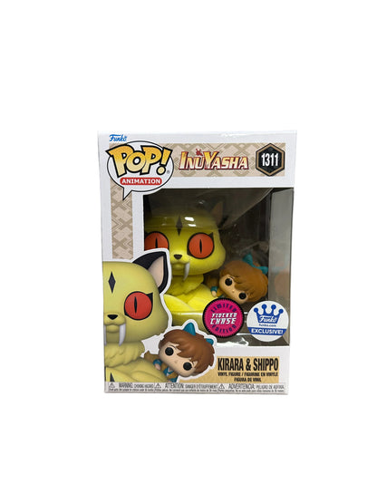 Kirara \\u0026 Shippo #1311 (Flocked Chase) Funko Pop! - InuYasha - Funko Shop Exclusive - Condition 9.5\\/10