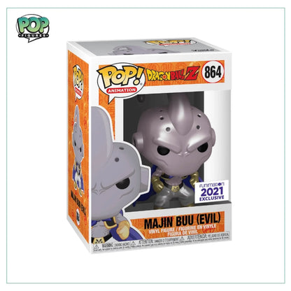 Majin Buu (Evil) #864 Funko Pop! (Metallic) Dragon Ball Z, 2021 Funimation Exclusive