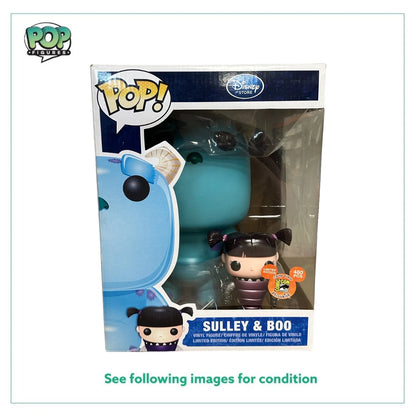Sulley \u0026 Boo (Metallic) 9\ Funko Pop! - Disney - SDCC Disney Store 2012 Exclusive LE480 Pcs - Condition 8\/10"