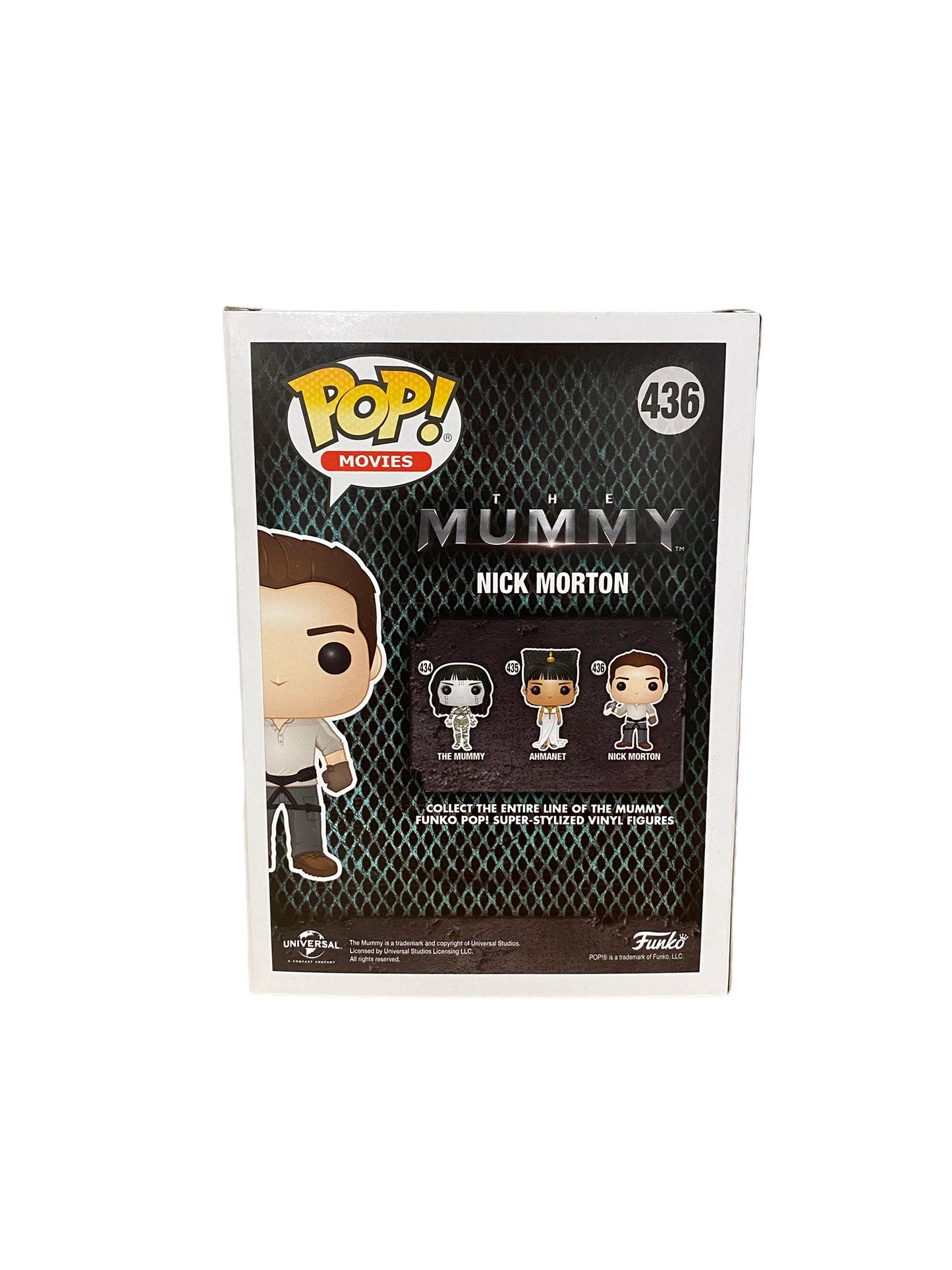 Nick Morton #436 Funko Pop! - The Mummy - 2017 Pop! - Condition 6\/10