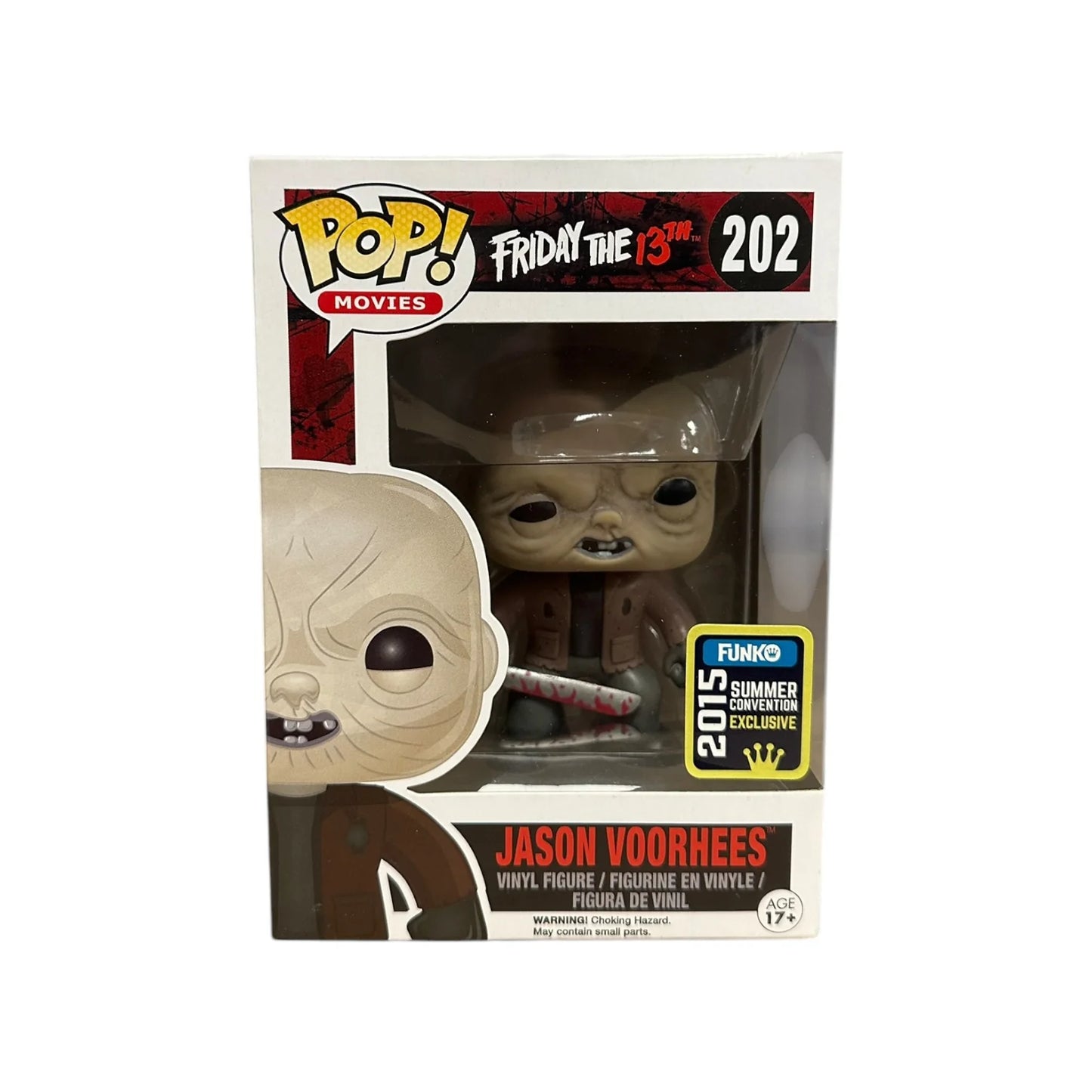 Jason Voorhees #202 Funko Pop! - Friday The 13th - SDCC 2015 Shared Exclusive - Condition 8.5\/10