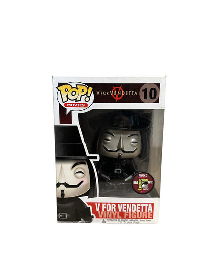 V For Vendetta #10 (Metallic) Funko Pop! - V For Vendetta - SDCC 2012 Exclusive LE480 Pcs - Condition 6.5\/10
