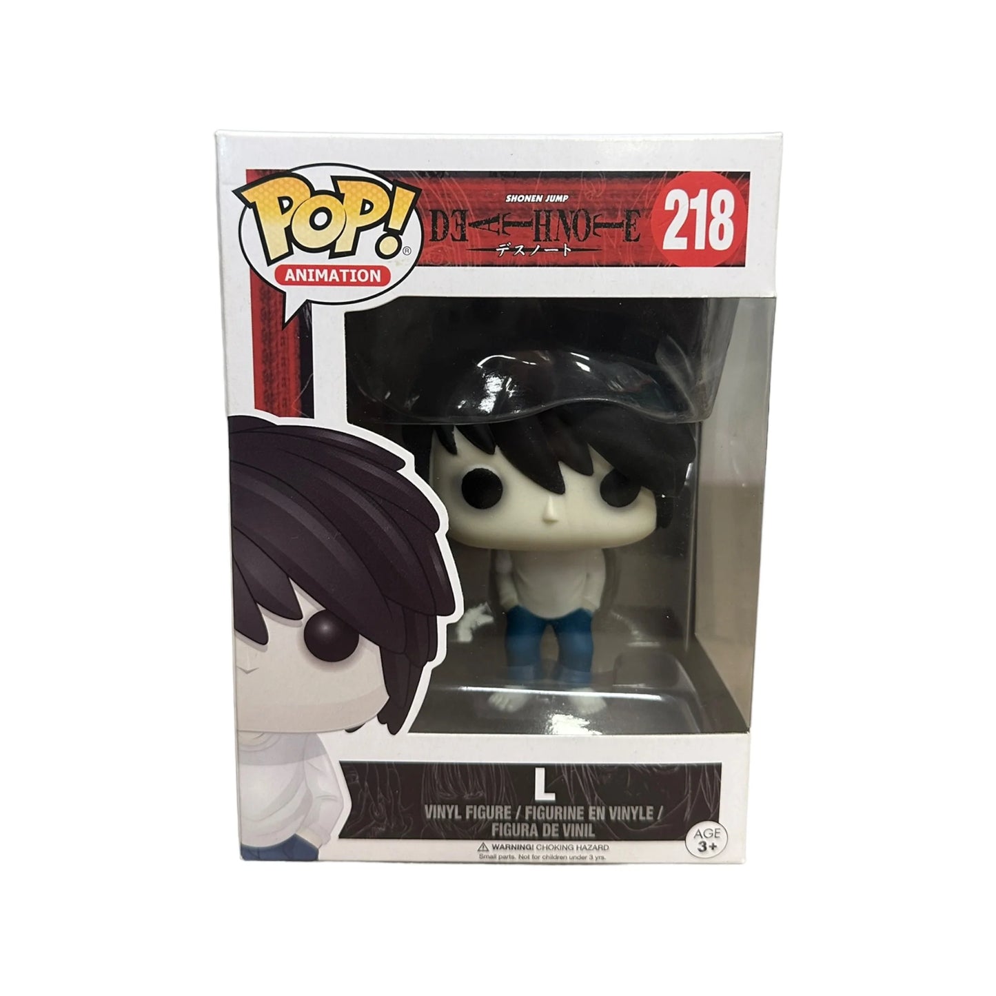 L #218 Funko Pop! - Death Note - 2017 Pop! - Condition 8.5\\/10