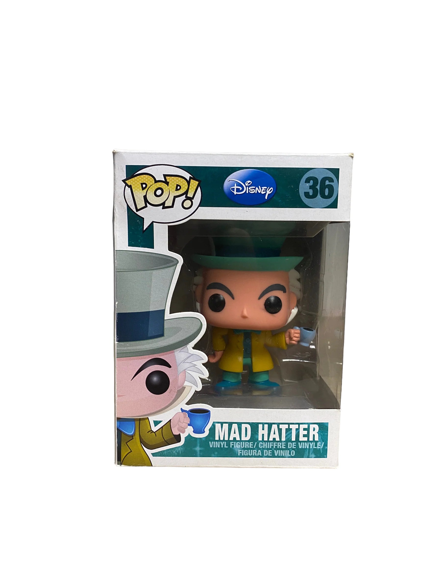 Mad Hatter #36 Funko Pop! - Disney Series 3 - 2012 Pop! - Condition 6.5\\/10