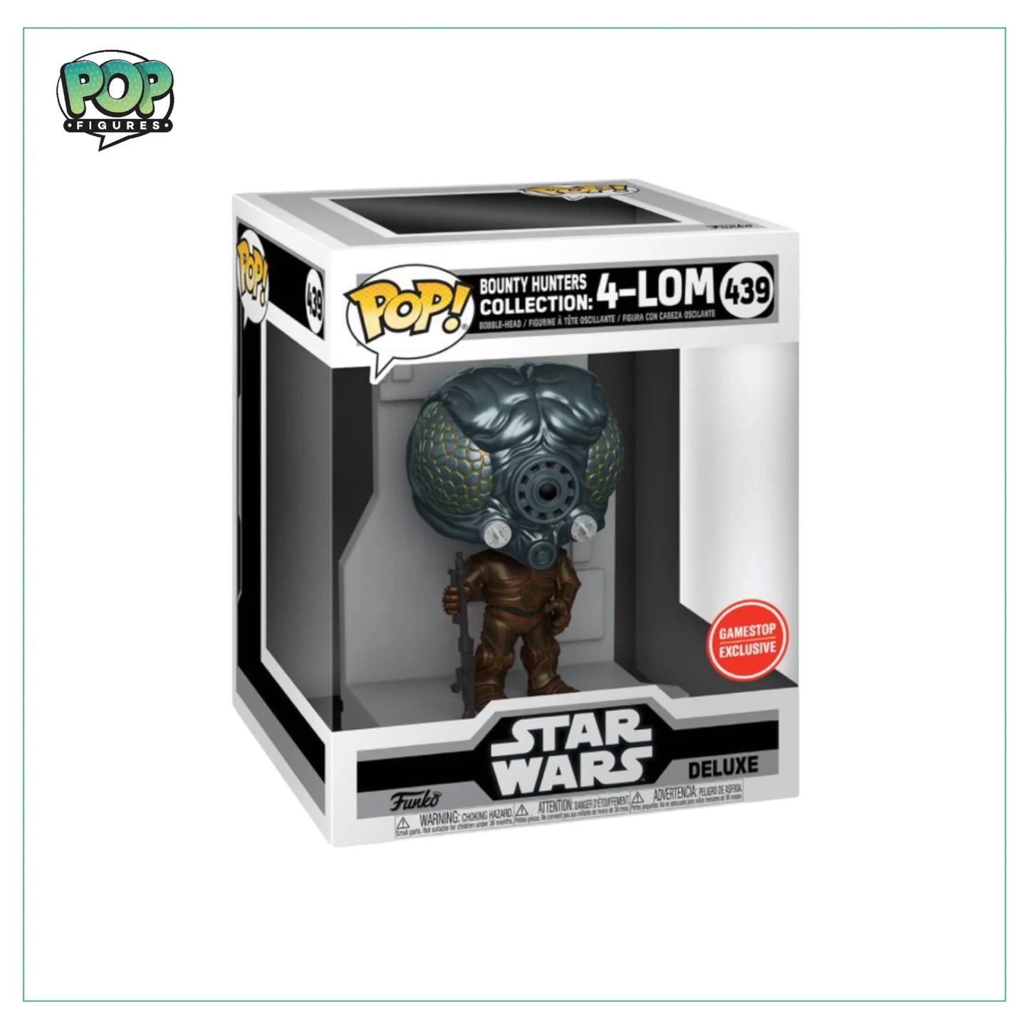 Bounty Hunters Collection: 4-Lom #439 Deluxe Funko Pop! Star Wars - Gamestop Exclusive