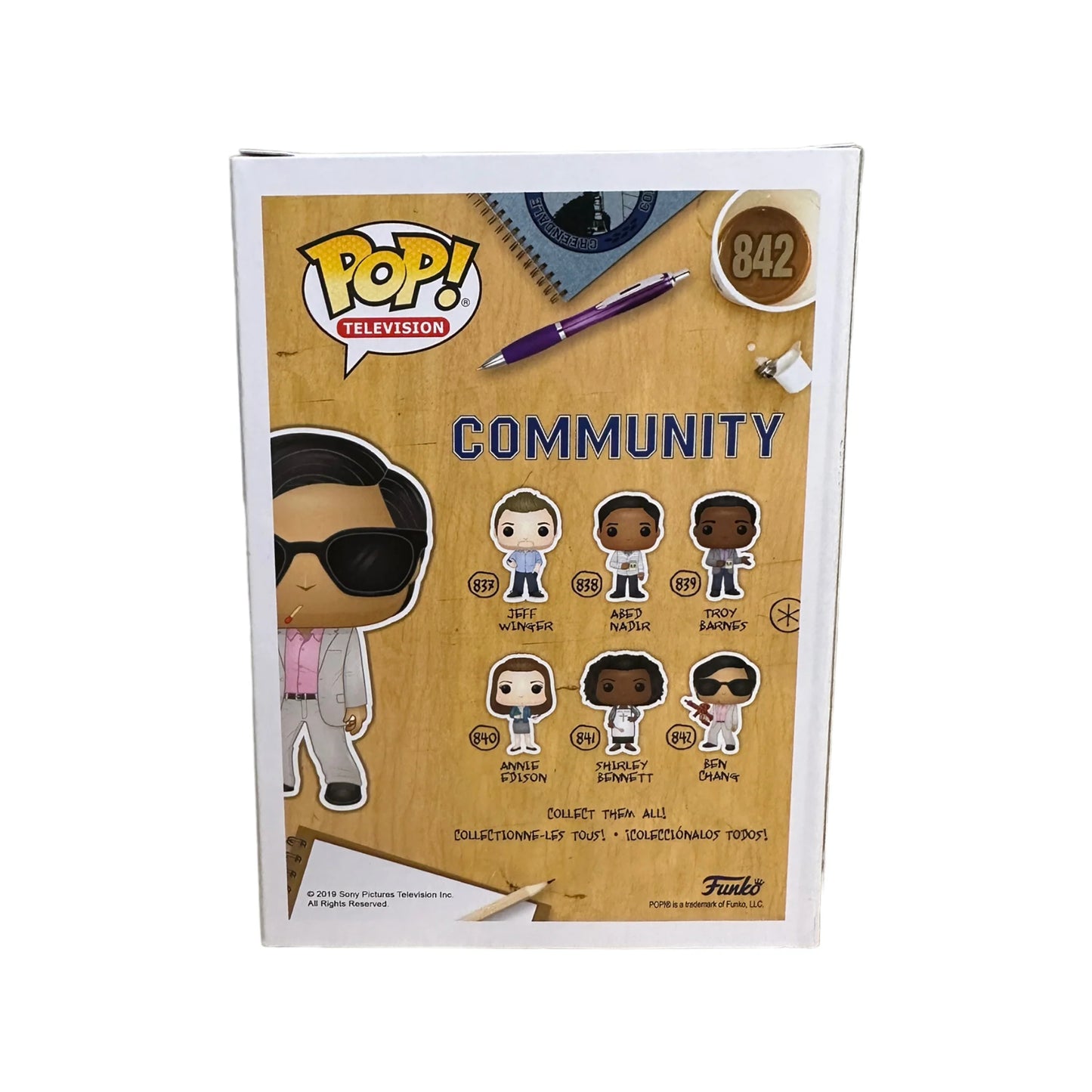 Ben Chang #842 Funko Pop! - Community - 2019 Pop! - Condition 8.75\\/10