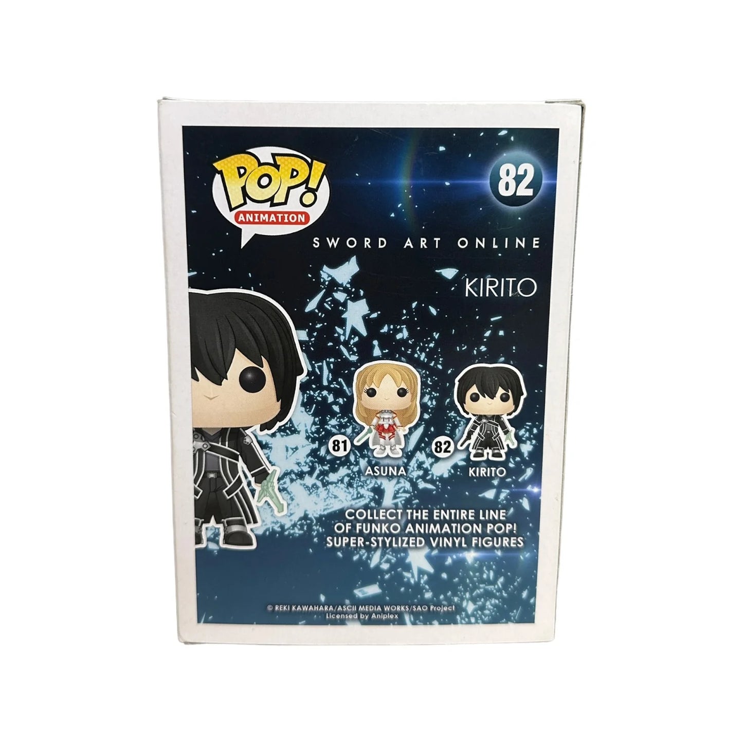 Kirito #82 (Blue Swords) Funko Pop! - Sword Art Online - Underground Toys Exclusive - Condition 6.5\\/10