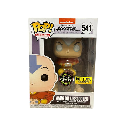 Aang on Airscooter #541 (Glow Chase) Funko Pop! - Avatar: The Last Airbender - Hot Topic Exclusive - Condition 8\\/10