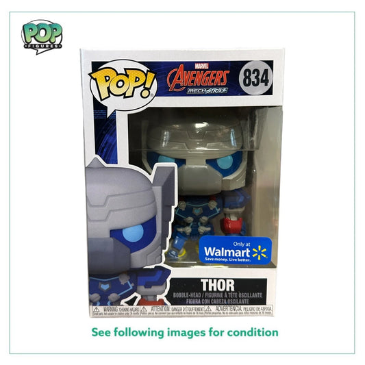 Thor #834 Funko Pop! - Avengers Mech Strike - Walmart Exclusive - Condition 8.5\/10