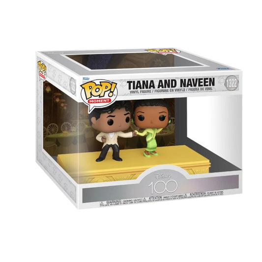 Tiana \u0026 Naveen #1322 Funko Pop! Movie Moment Disney 100th - Funko Fair