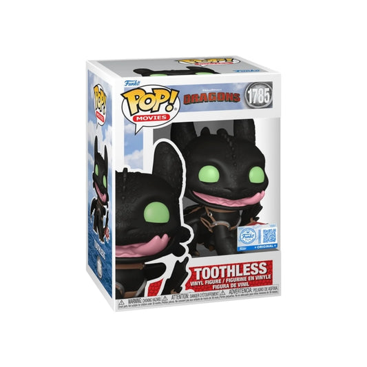 Toothless #1785 (Smiling) Funko Pop! - How to Train Your Dragon - Funko Exclusive