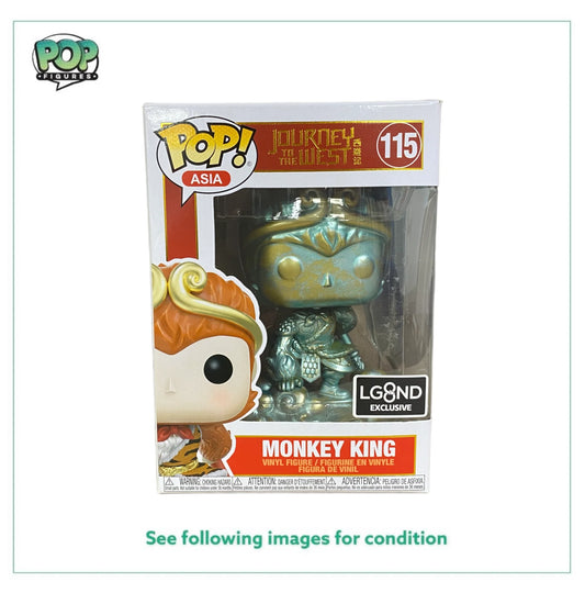Monkey King #115 (Patina) Funko Pop! - Journey To The West - 2021 QTX QQ Toy Expo Exclusive - Condition 8.5\/10