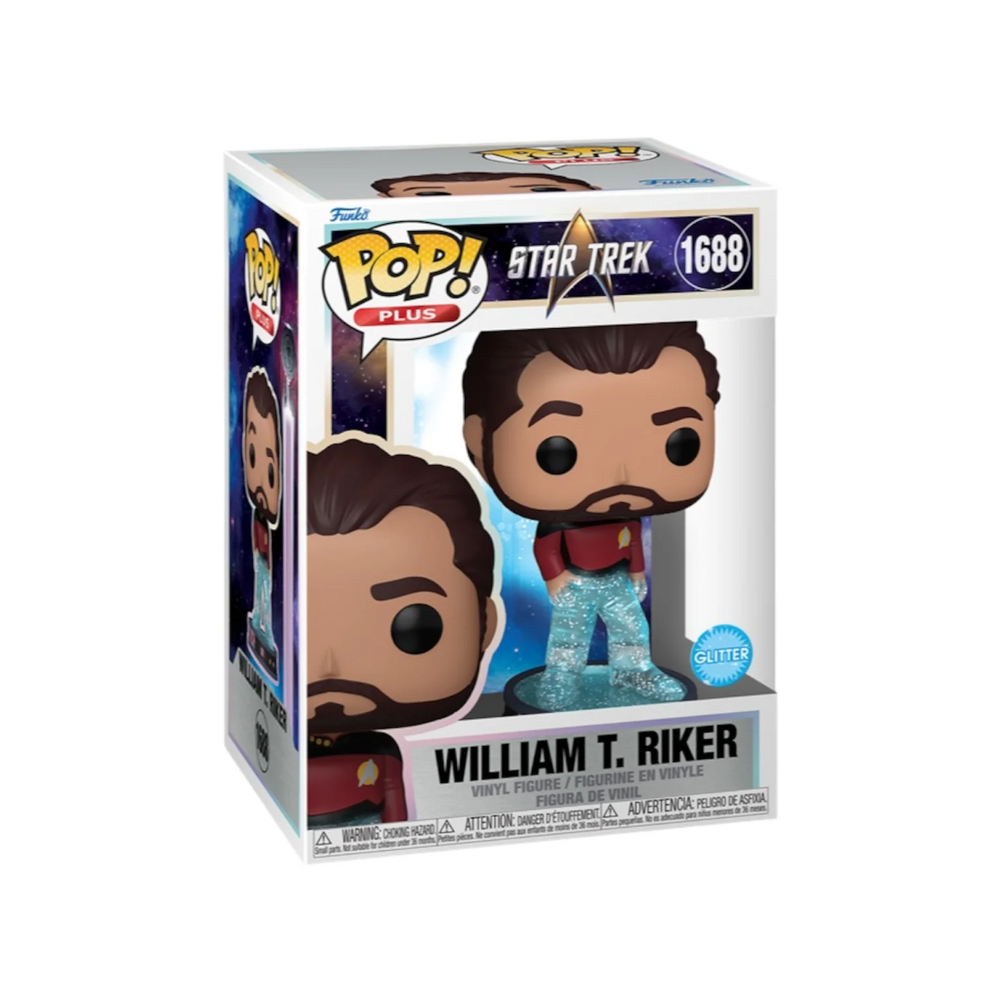 William T. Riker (Glitter) #1688 Funko Plus Pop - Star Trek