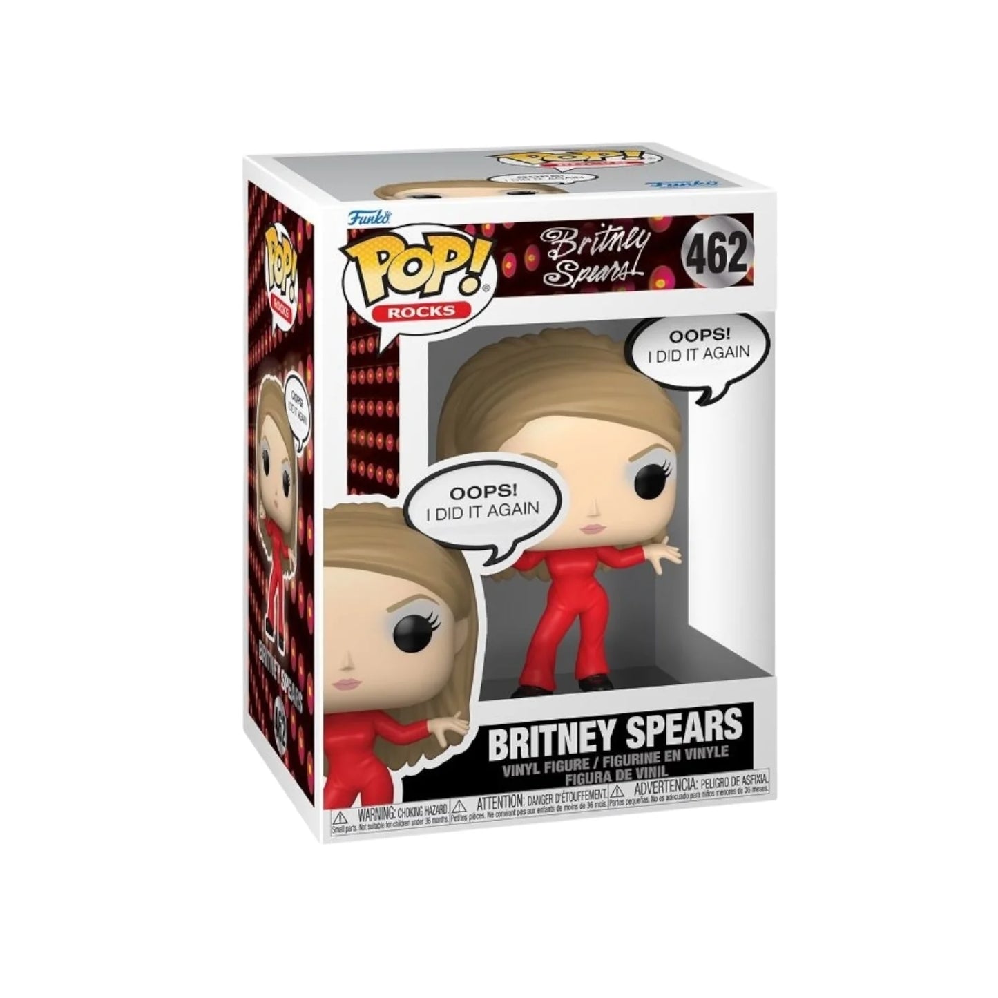 Britney Spears #462 (Oops I Did it again)  Funko Sayings Pop - Britney Spear