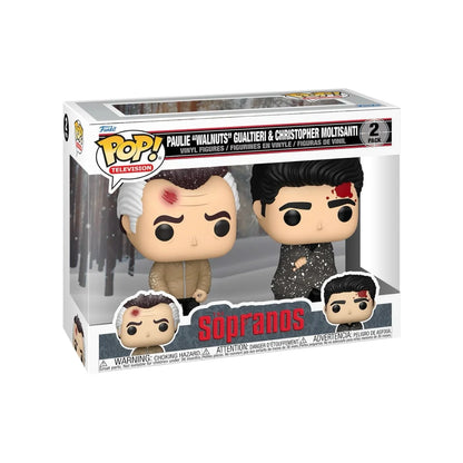 Paulie “Walnuts” Gualtieri \\u0026 Christopher Moltisanti Funko Pop 2 Pack  - The Sopranos