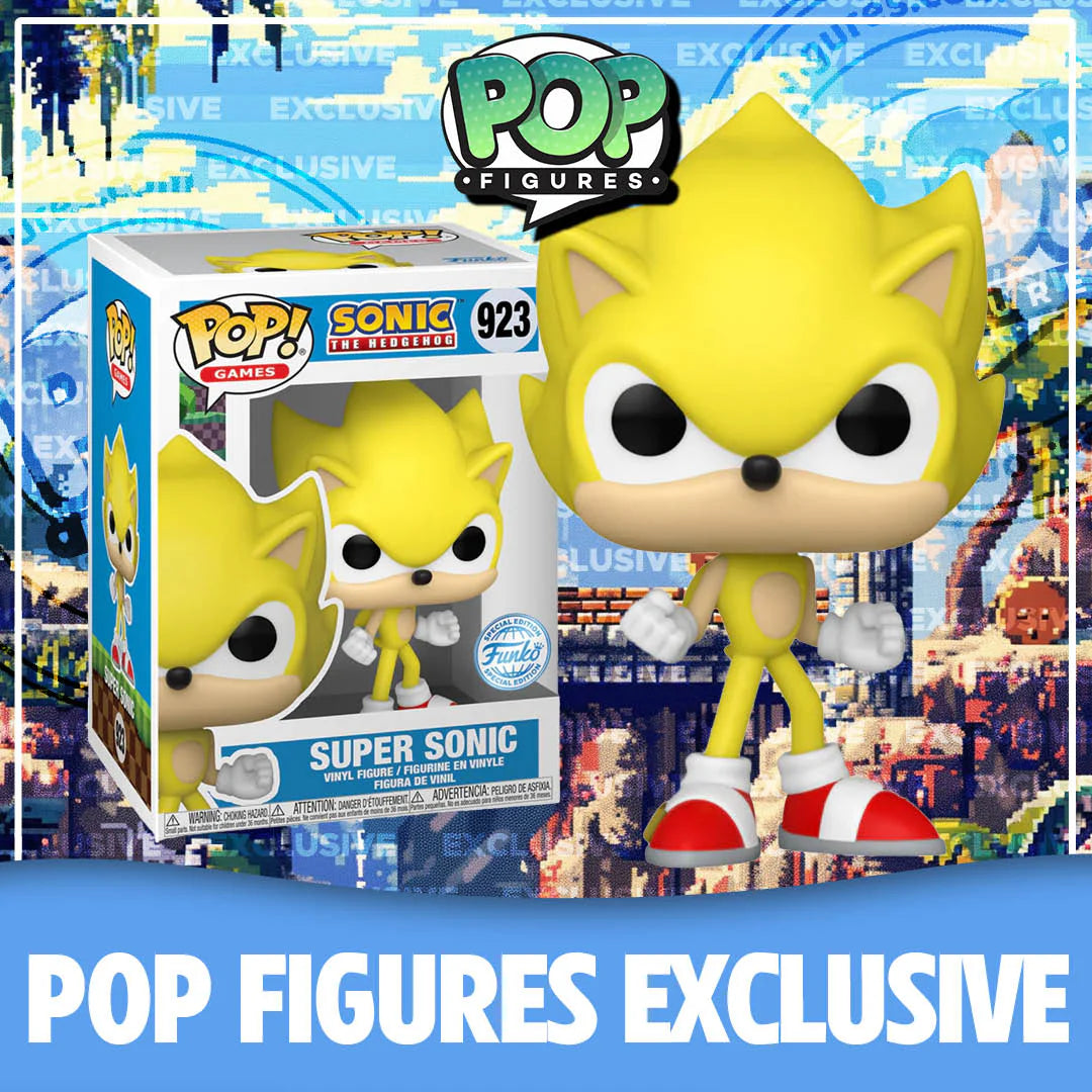 Super Sonic #923 with a Chance of Chase Funko Pop! - Sonic the Hedgehog - Special Edition - Pop Figures Exclusive