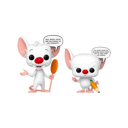 Pinky \\u0026 The Brain (Glow in the dark) 2pack Funko Pop - Pinky and The Brain - PREORDER