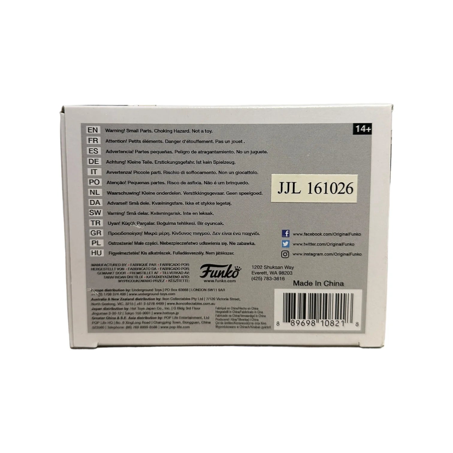 Red Reddington #392 Funko Pop! - The Blacklist - 2016 Pop! - Condition 7.5\\/10