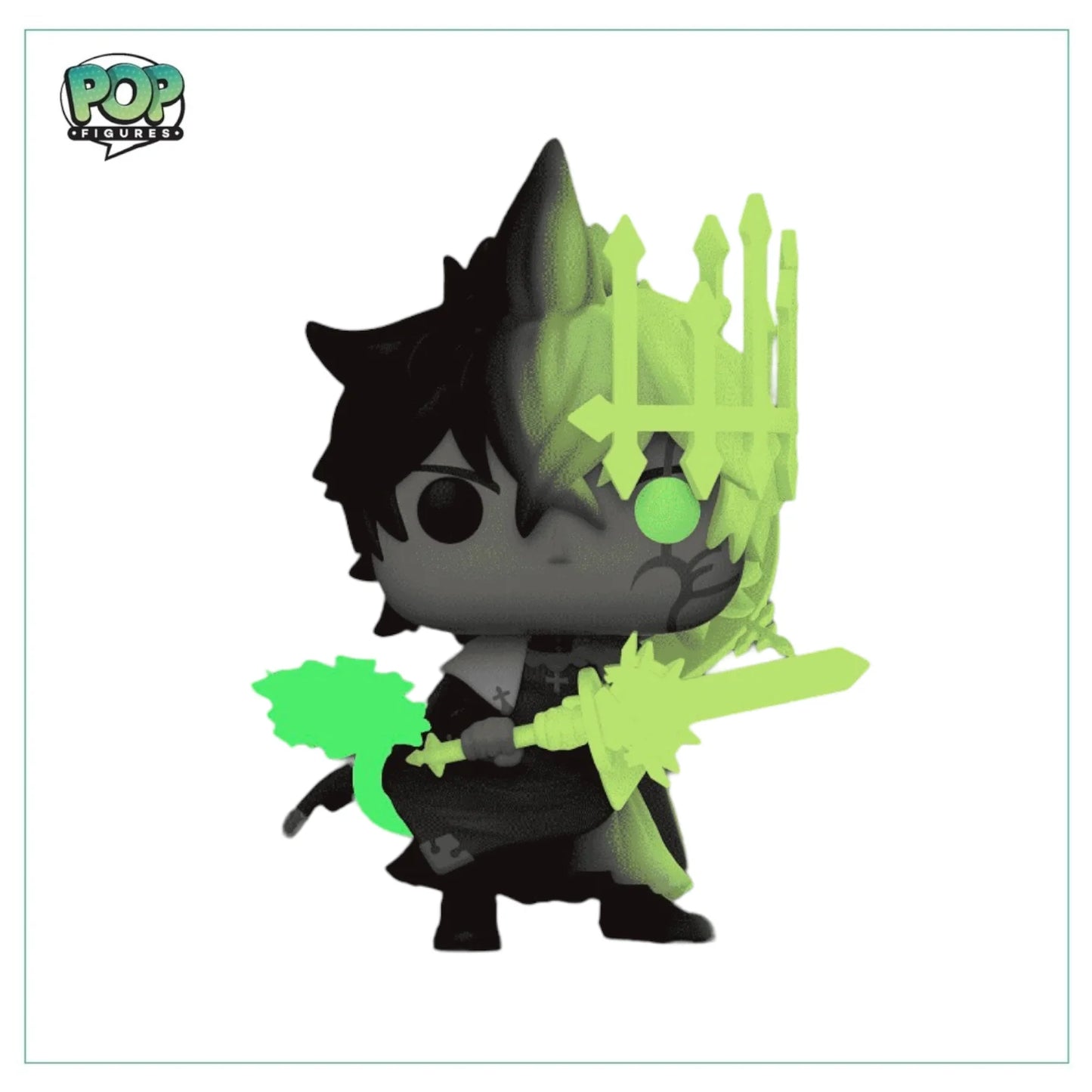 Yuno (Spirit of Zephyr) #1422 (Glow in the Dark) Funko Pop! - Black Clover - PX Previews Exclusive