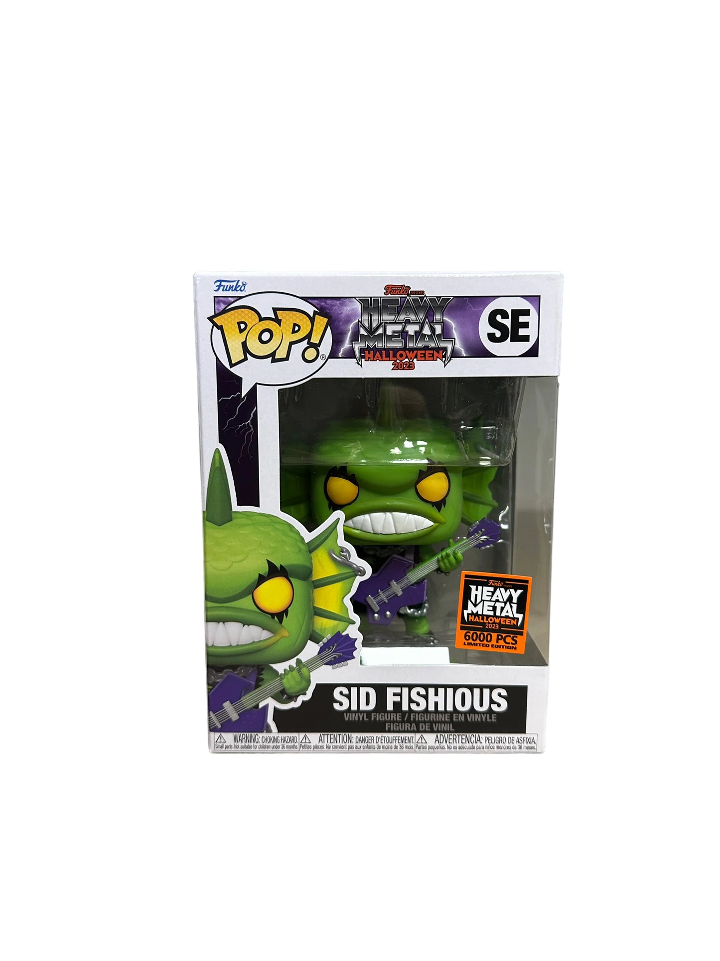 Sid Fishious Funko Pop! - Heavy Metal Halloween 2023 Exclusive LE6000 Pcs - Condition 8.5\/10