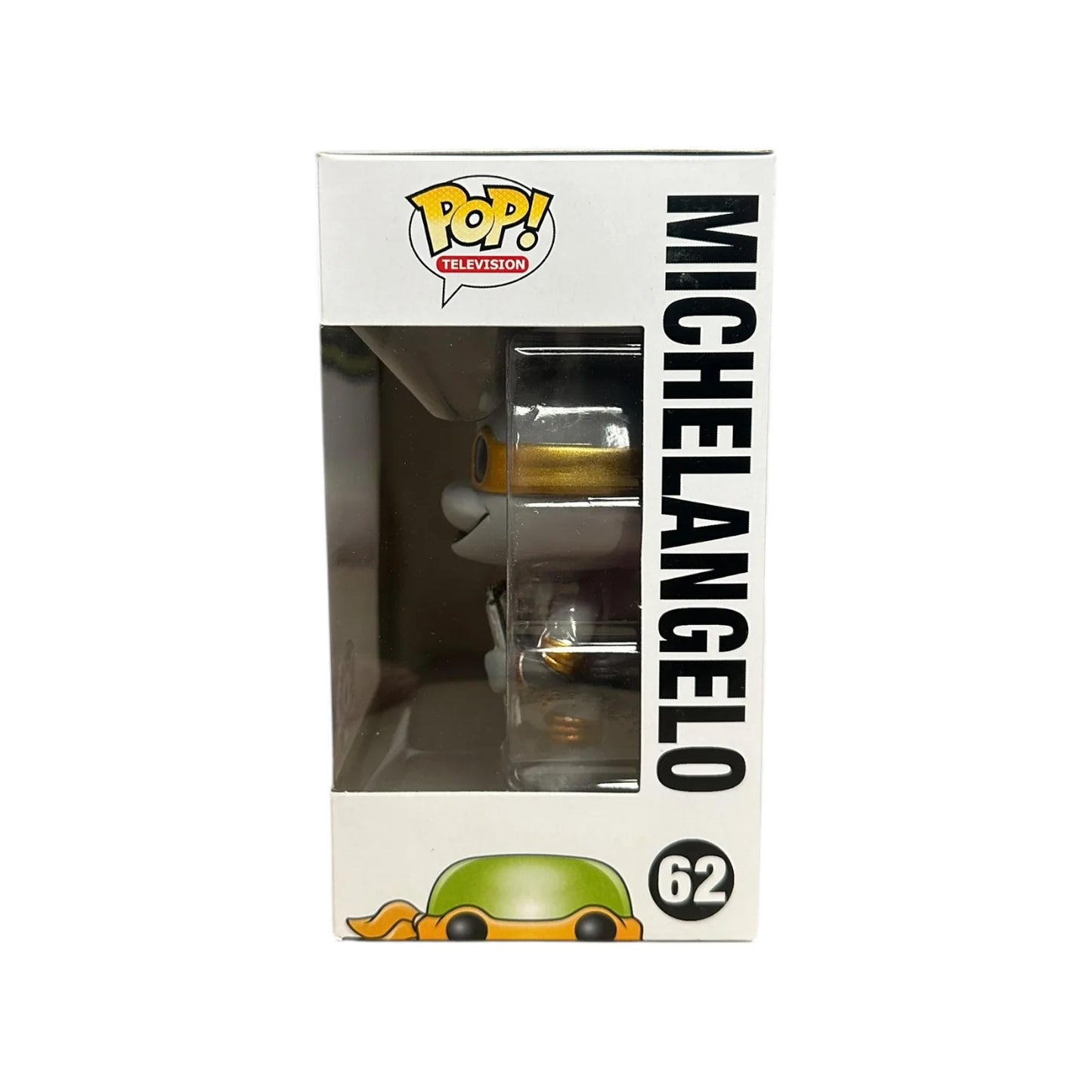 Michelangelo #62 (Grayscale Metallic) Funko Pop! - Teenage Mutant Ninja Turtles - Coast City Styles Exclusive LE500 Pcs - Condition 8.75\\/10