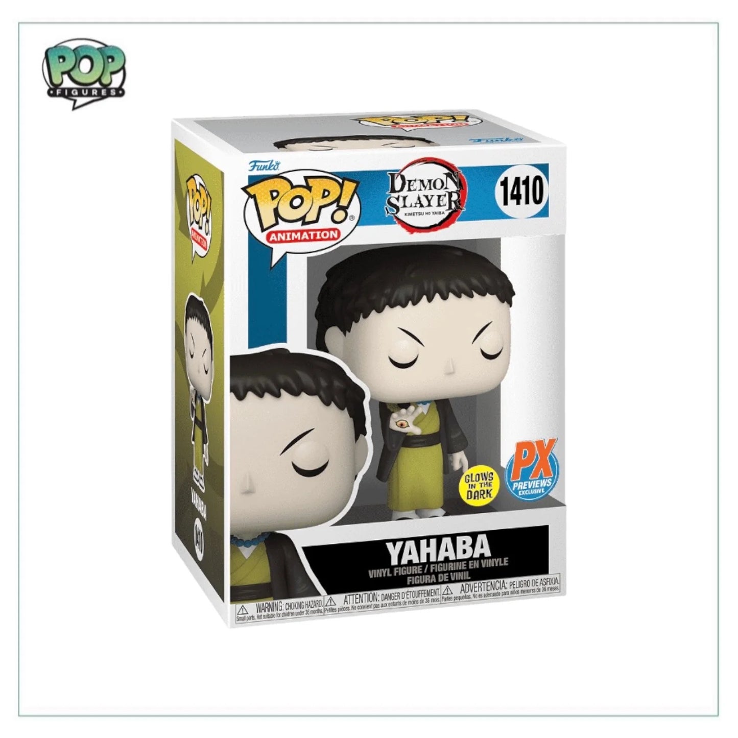 Yahaba #1410 (Glows in the Dark) Funko Pop! - Demon Slayer - PX Previews Exclusive