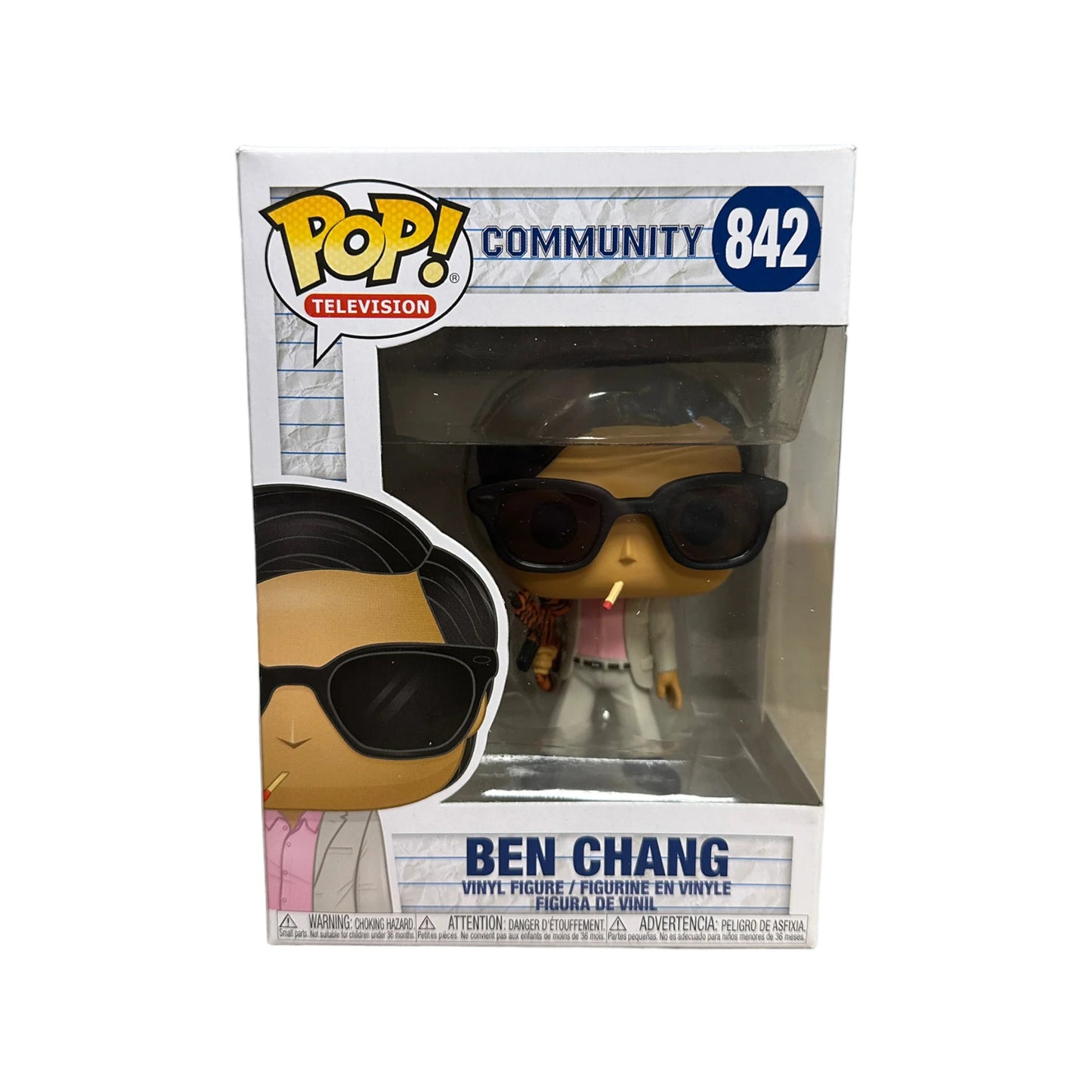 Ben Chang #842 Funko Pop! - Community - 2019 Pop! - Condition 8.75\\/10