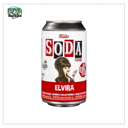 Elvira Funko Soda Vinyl Figure! - Elvira: Mistress of the Dark - International LE10000 Pcs - Chance of Chase