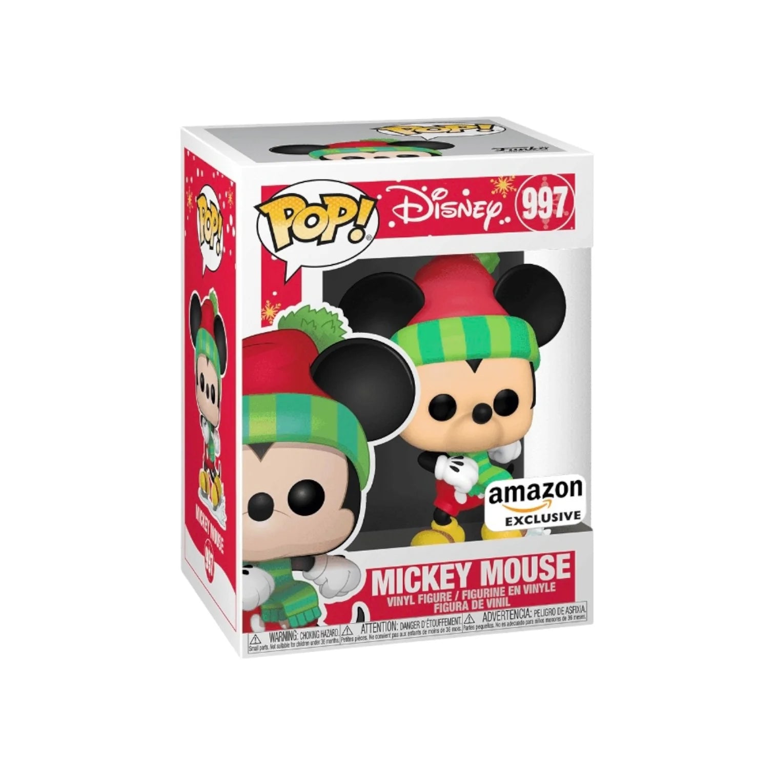 Mickey Mouse #997 (Christmas) Funko Pop! - Disney - Amazon Exclusive