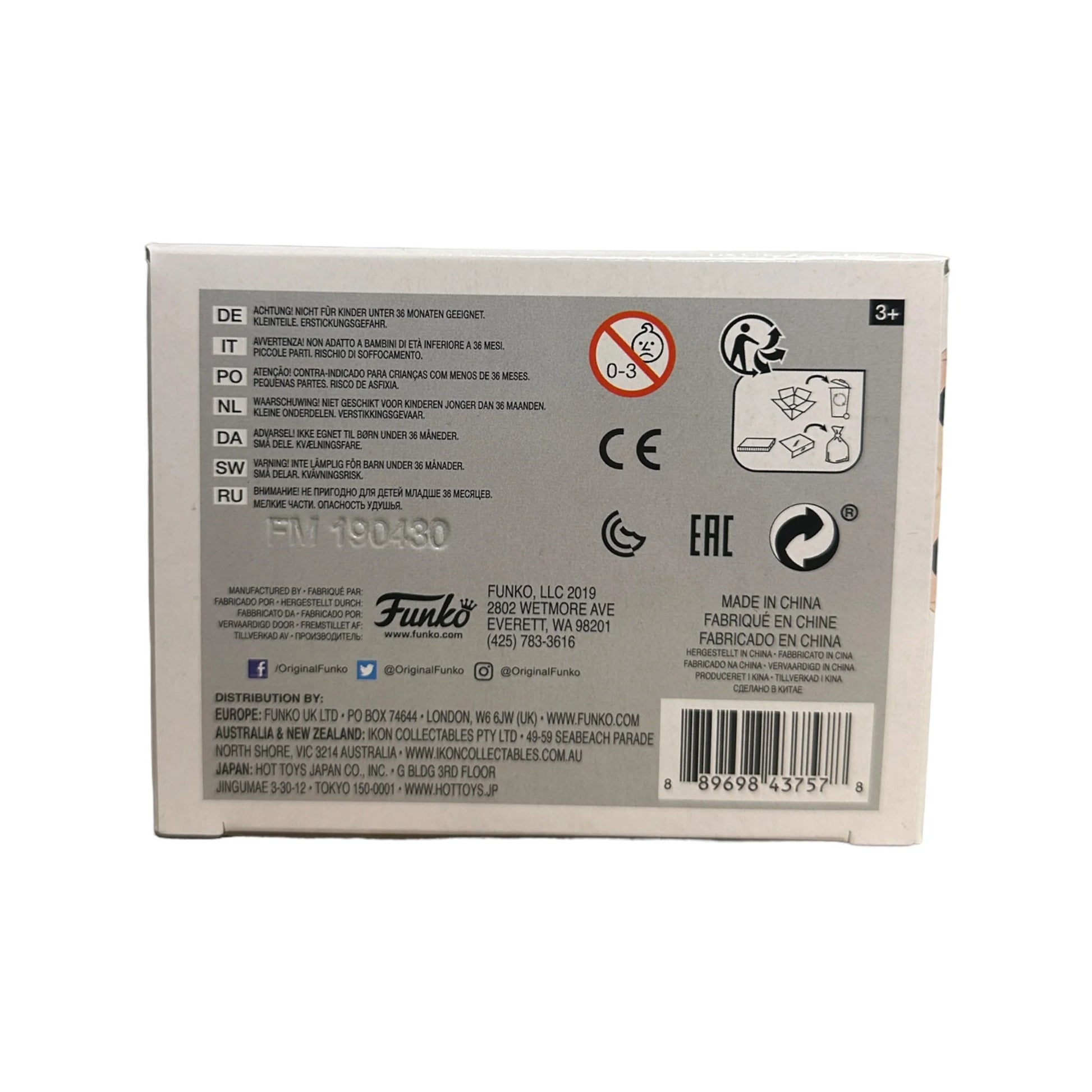 Freddy Funko as Frankenstein (Error Glow Head) Funko Pop! - Universal Monsters - SDCC 2019 Exclusive LE350 Pcs - Condition 8\/10