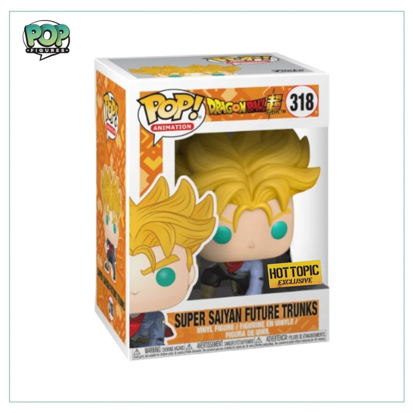 Super Saiyan Future Trunks #318 Funko Pop! - Dragonball Z - Hot Topic Exclusive