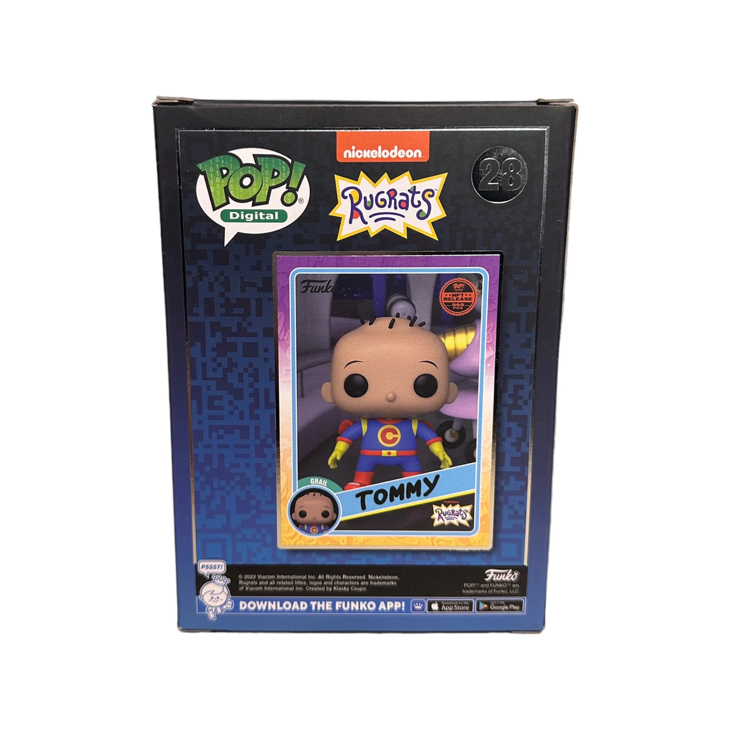Tommy #28 Funko Pop! - Rugrats - NFT Release Exclusive LE999 Pcs - Condition 8.75\/10