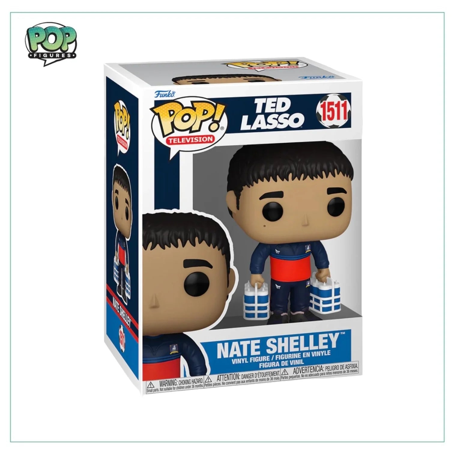 Nate Shelley with Water Bottles #1511 Funko Pop! - Ted Lasso
