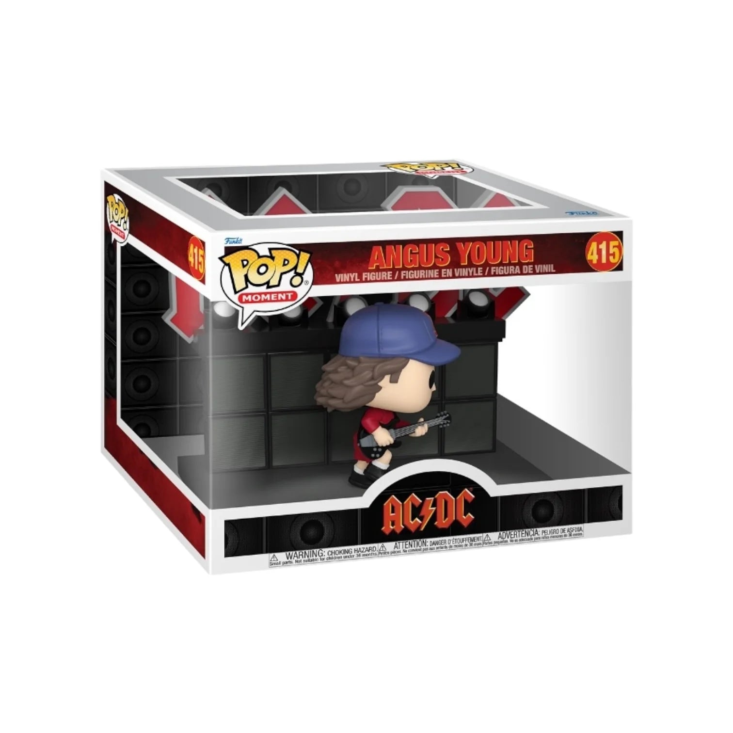 Angus Young dancing on stage #415 Funko Moment Pop! - AC\\/DC