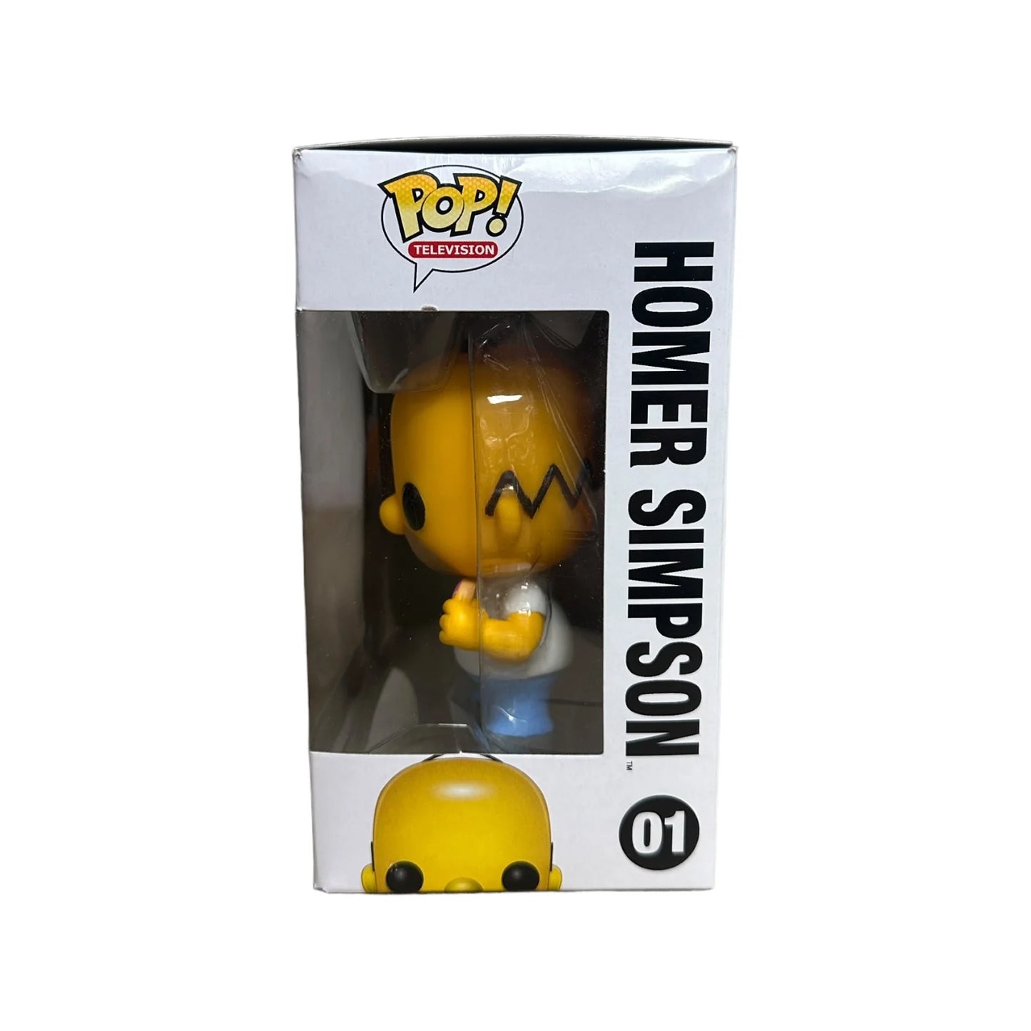 Homer Simpson #01 Funko Pop! - The Simpsons - 2011 Pop! - Condition 7.5\\/10