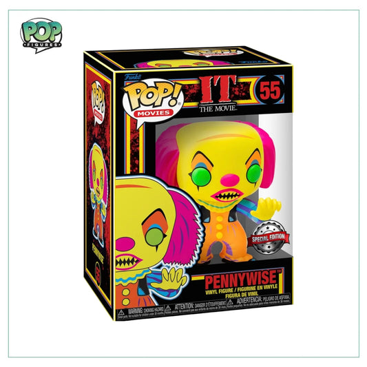Pennywise #55 Funko Pop! - IT The Movie - Blacklight - Special Edition